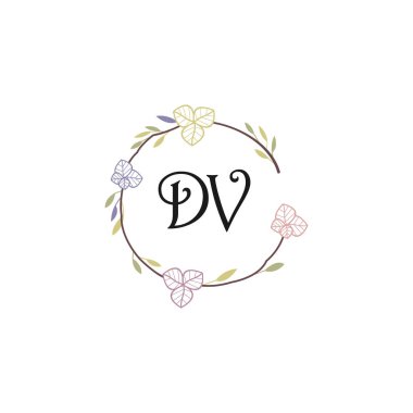 Çiçek Monogramı DV Tasarımları Koleksiyonu
