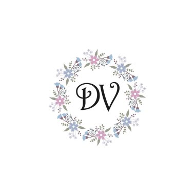Çiçek Monogramı DV Tasarımları Koleksiyonu