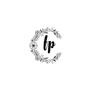 Çiçek Monogramı FP Tasarımları Koleksiyonu