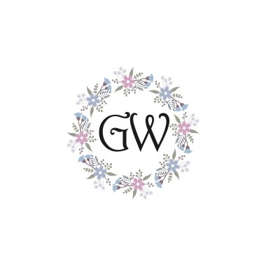 Çiçek Monogramı GW Tasarımları Koleksiyonu