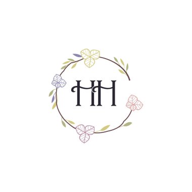 Çiçek Monogramı HH Tasarımları Koleksiyonu
