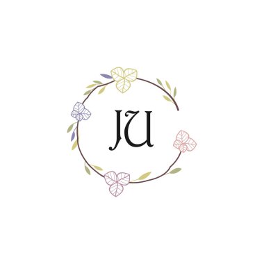 Çiçek Monogramı JU Tasarım Koleksiyonu