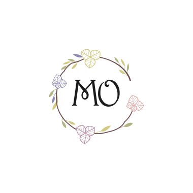 Çiçek Monogramı MO Tasarımları Koleksiyonu