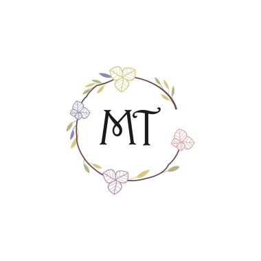 Çiçek Monogramı MT Tasarımları Koleksiyonu