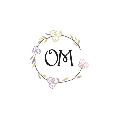 Çiçek Monogramı OM Tasarımları Koleksiyonu