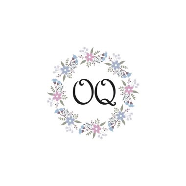 Çiçek Monogramı OQ Tasarımları Koleksiyonu