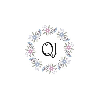 Çiçek Monogramı QJ Tasarım Koleksiyonu