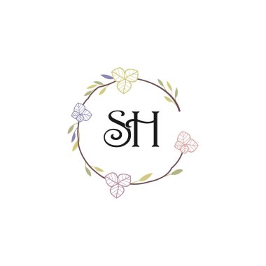 Çiçek Monogramı SH Tasarım Koleksiyonu