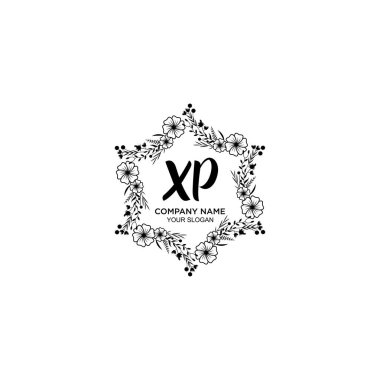 Çiçek El Yazısı Logoları XP Baş harfleriyle