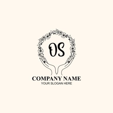 Çiçek El Yazısı Doğa ve El Elementleriyle Baş İşlem Sistemi