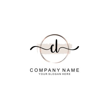 Markalaşma için CL Minimalist El Yazısıyla Logo Tasarımı