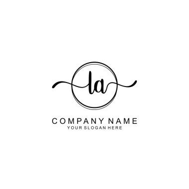 Markalaşma için Los Angeles Minimalist El Yazıları Logosu Tasarımı