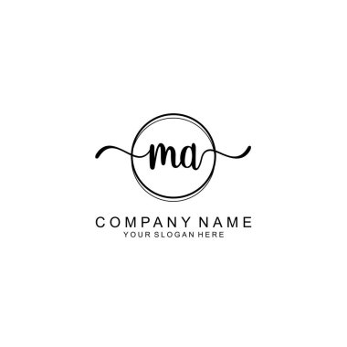 Markalaşma için Minimalist El Yazıları Logosu Tasarımı