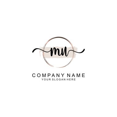 Markalaşma için MU Minimalist El Yazısıyla Logo Tasarımı