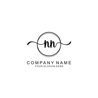 Markalaşma için NN Minimalist El Yazıları Logosu Tasarımı