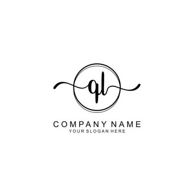 Markalaşma için QL Minimalist El Yazısıyla Logo Tasarımı