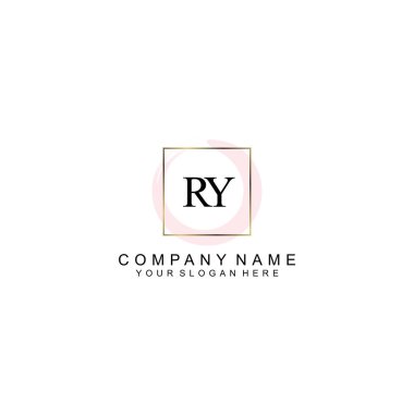 RY Modern İşletme ve Kişisel Markalaşma İçin Logo Tasarımı