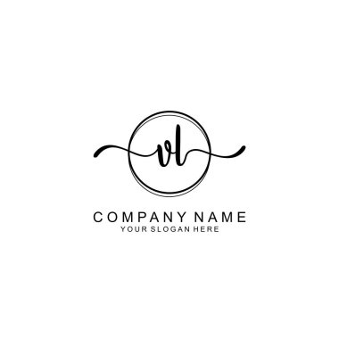 Markalaşma için VL Minimalist El Yazısıyla Logo Tasarımı