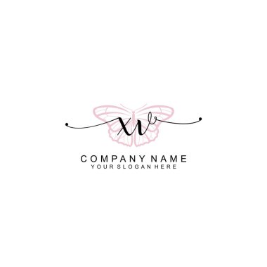 Minimalist el yazısı XV Yumuşak Aksanlı İlk Logolar