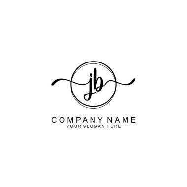 Markalaşma için JB Minimalist El Yazıları Logosu Tasarımı
