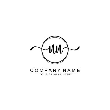 Markalaşma için UU Minimalist El Yazısıyla Logo Tasarımı