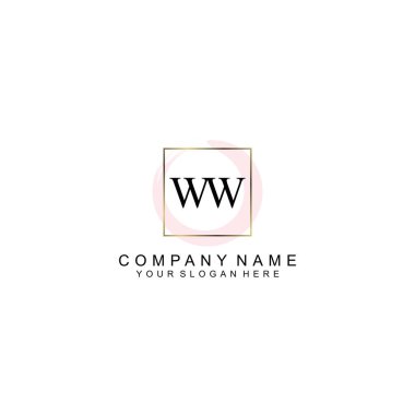 WW Modern İşletme ve Kişisel Markalar İçin İlk Logo Tasarımı