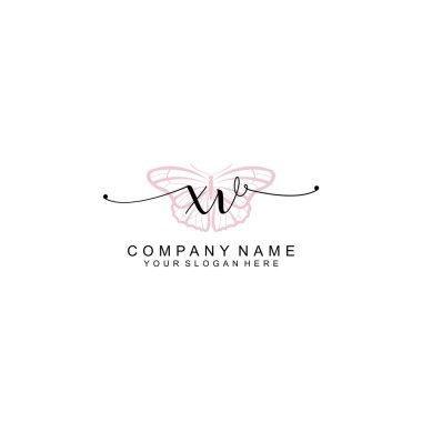 Minimalist el yazısı XV Yumuşak Aksanlı İlk Logolar