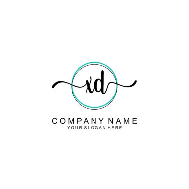 Minimalist el yazısı XD İlk Logo Tasarımı Koleksiyonu