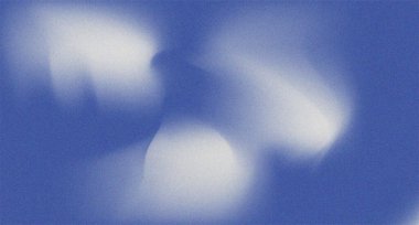 Yaratıcı projeler, poster tasarımı, markalaşma, dijital sanat, web tasarımı ve modern grafik şablonları için Gürültü Dokusuna sahip soyut Mavi ve Beyaz Tahıl Gradyan Arkaplanı.