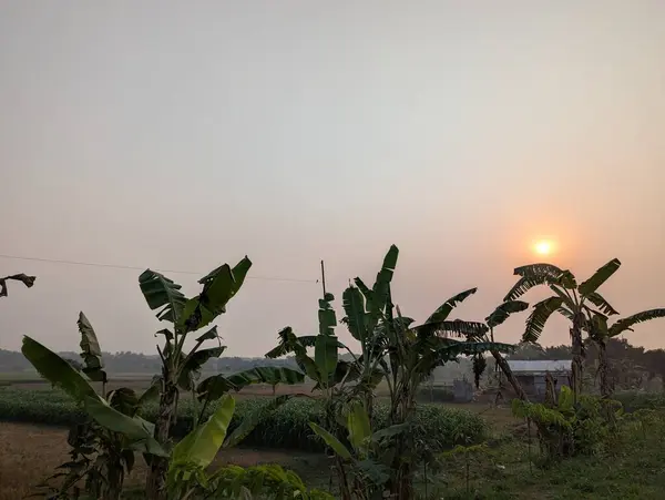 Dağlarda güzel bir gün batımı