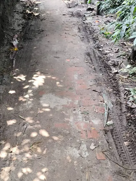 Şehirde terk edilmiş eski bir ev.