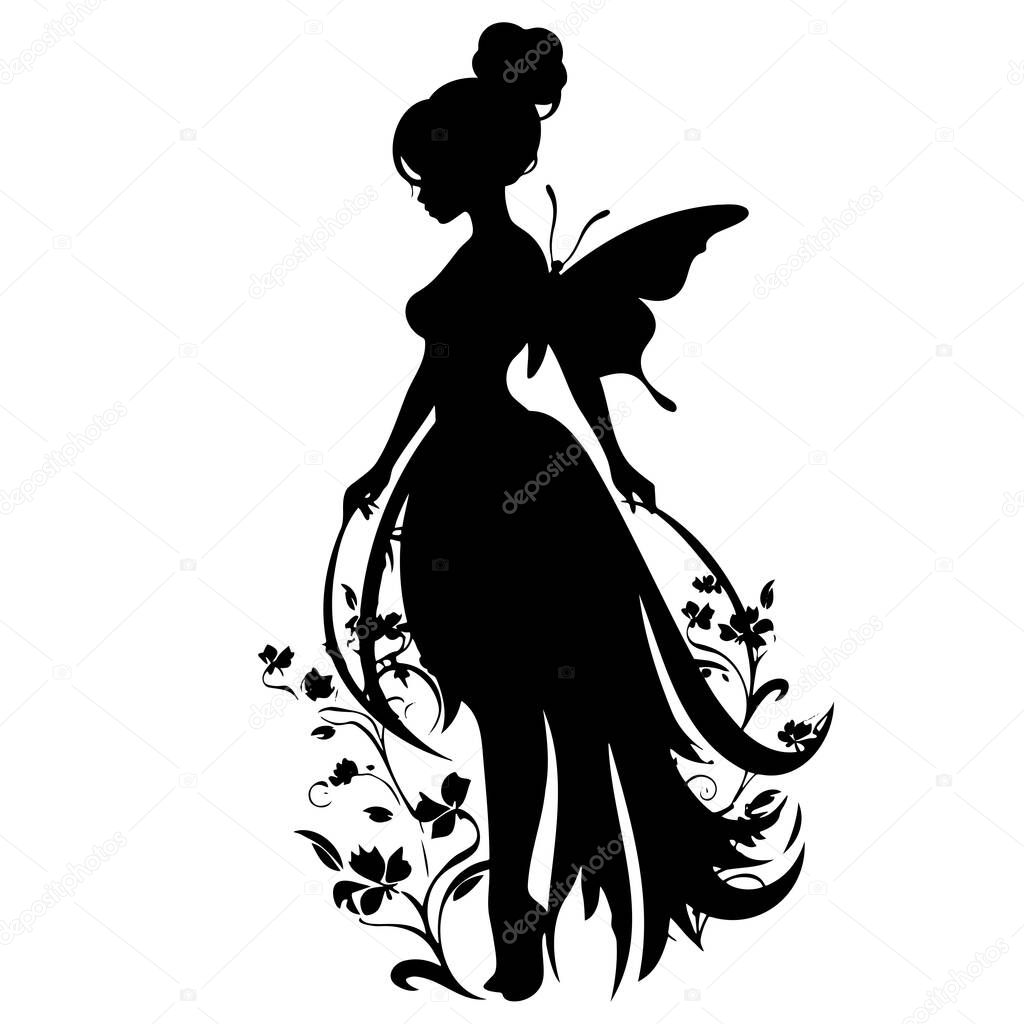 Beautiful fairy. Vector illustration EPS 10