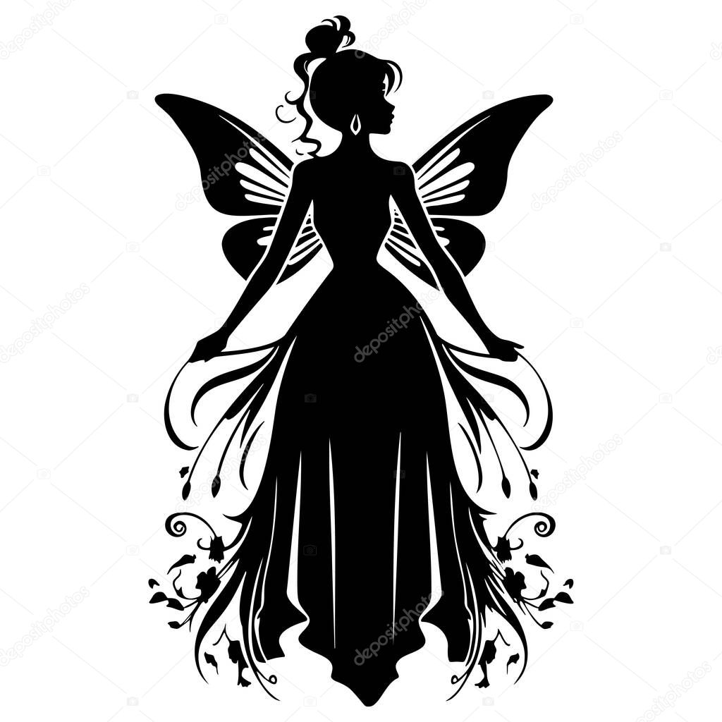 Beautiful fairy. Vector illustration EPS 10