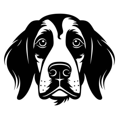 Köpek logosu tasarımı, evcil hayvan bakım logosu konsepti doğrusal stil modern vektör şablonu ikonu. EPS 10