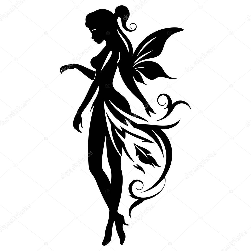 Beautiful fairy. Vector illustration EPS 10