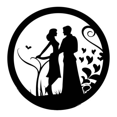 Sevgililer Günü için sevgi sembolü, tişörtler ve tekstil, kumaş ürünleri, moda trendleri, logolar, amblemler, kartlar, web simgeleri vs. Vektör