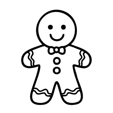 Papyonlu ve düğmeli gülen zencefilli adam, basit krema detaylarıyla süslenmiş..