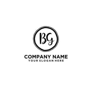 Kişisel ya da İş Markaları için Zarif BG Monogram Logo Koleksiyonu