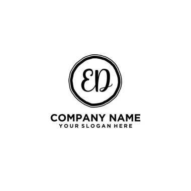 Kişisel ya da İş Markalaşması için Zarif El Yazması EM Logo Koleksiyonu