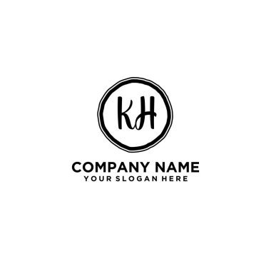 Kişisel ya da İş Markaları için Zarif El Yazması K Monogram Logo Koleksiyonu