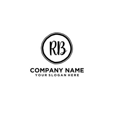 Kişisel ya da İş Markaları için Zarif RB Monogram Logo Koleksiyonu