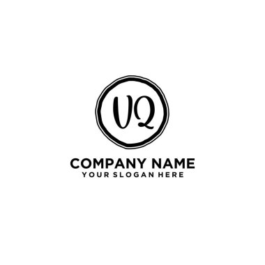 Kişisel ya da İş Markaları için Zarif El Yazısı VQ Monogram Logo Koleksiyonu