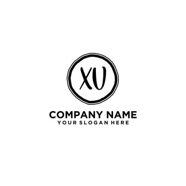 Kişisel ya da İş Markaları için Zarif El Yazısı XV Monogram Logo Koleksiyonu