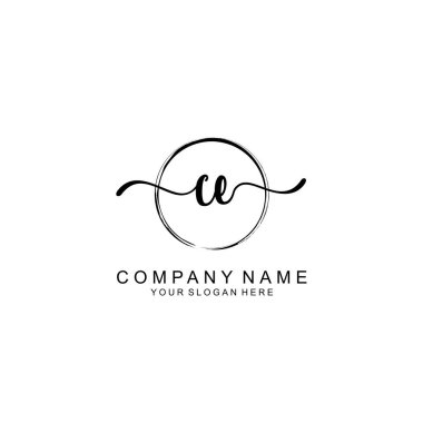 CE Minimalist İmza Logosu Tasarımı Koleksiyonu