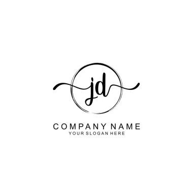 J Minimalist İmza Logo Tasarımı Koleksiyonu