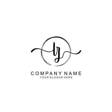 LZ Minimalist İmza Logosu Tasarımı Koleksiyonu