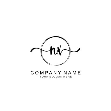 NK Minimalist İmza Logo Tasarımı Koleksiyonu