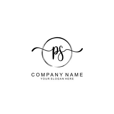 PS Minimalist İmza Logo Tasarımı Koleksiyonu