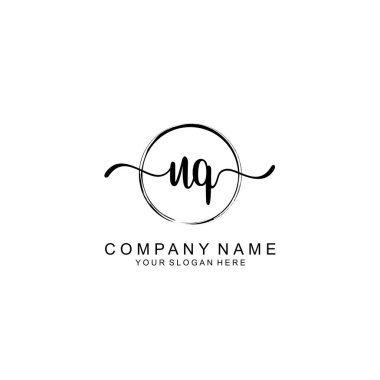 UQ Minimalist İmza Logosu Tasarımı Koleksiyonu