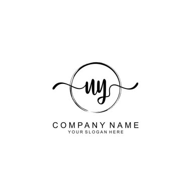 UY Minimalist İmza Logosu Tasarımı Koleksiyonu